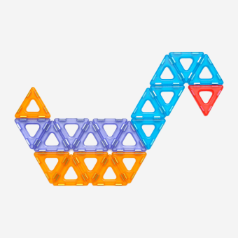Doorzichtig Magnetisch Polydron Doorzichtig Magnetisch Polydron