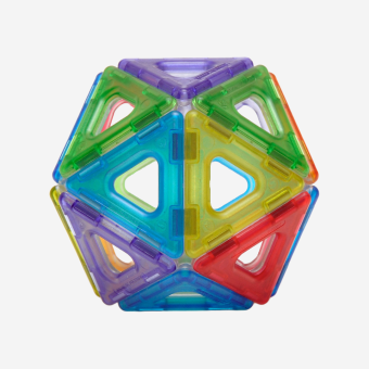 Doorzichtig Magnetisch Polydron Doorzichtig Magnetisch Polydron