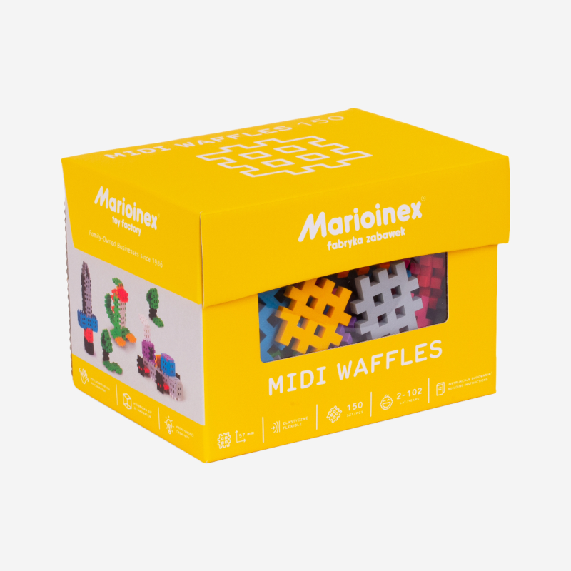 Midi waffle by Marioinex | jouets décontractés à impact positif Midi waffle by Marioinex | jouets décontractés à impact positif