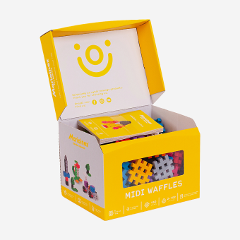Midi waffle by Marioinex | jouets décontractés à impact positif Midi waffle by Marioinex | jouets décontractés à impact positif