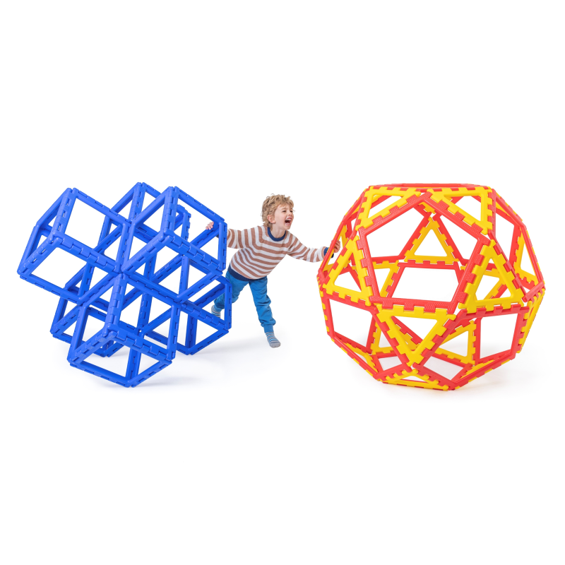 Polydron Quadrate, Polydron frameworks, Polydron XL, Polydron Blocks