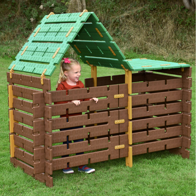 Blockhaus - Bauhütte - Baue deine eigene Hütte - Bildungsvorteil