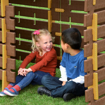 Blokhut - Constructie cabine - bouw zelf een hut - educational advantage Blokhut - Constructie cabine - bouw zelf een hut - educational advantage