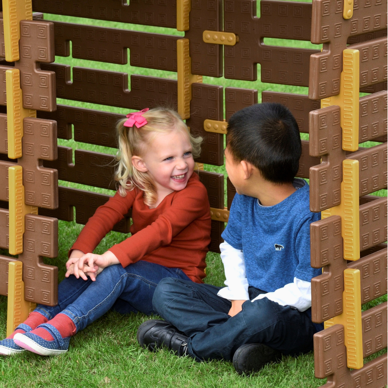 Blokhut - Constructie cabine - bouw zelf een hut - educational advantage Blokhut - Constructie cabine - bouw zelf een hut - educational advantage