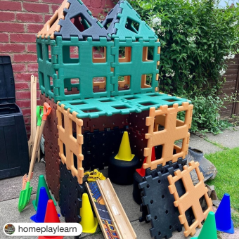 Toys for indoor and outdoor extra large construction building