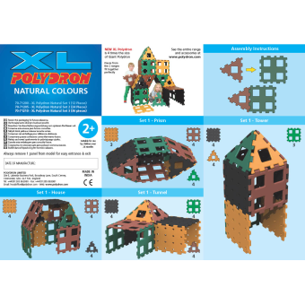 Beispiele für Polydron XL-Platten, Bau von großen Spielzeugen, was kann ich mit Polydron machen?