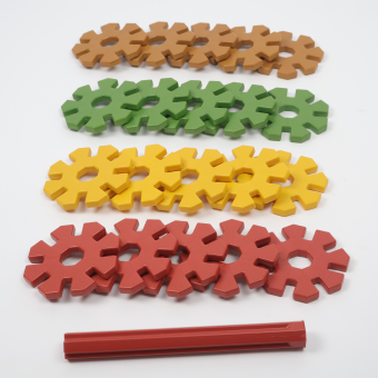 Toy made of recycled plastic suitable for kids aged 2 years and up Toy made of recycled plastic suitable for kids aged 2 years and up