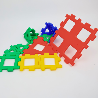 Giant Polydron, Mega set, 160  stuks speelgoed voor een mooie prijs Giant Polydron, Mega set, 160  stuks speelgoed voor een mooie prijs
