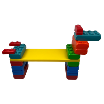 ESDA set complete, 4 types of blocks and 1 matching board, XL blocks ESDA set complete, 4 types of blocks and 1 matching board, XL blocks