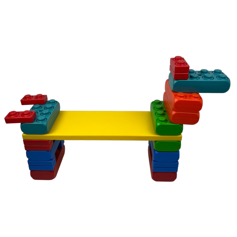 Juego ESDA completo, 4 tipos de bloques y 1 placa a juego, bloques XL