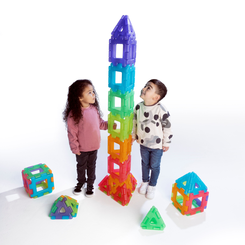 70-7016T Translucent Giant Polydron, Polydron constructies, 70-7016T Translucent Giant Polydron, Polydron constructies,