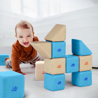 Blocs magnétiques Jolly Heap en tissu doux et en mousse