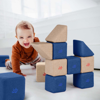 Blocs magnétiques Jolly Heap en tissu doux et en mousse Blocs magnétiques Jolly Heap en tissu doux et en mousse