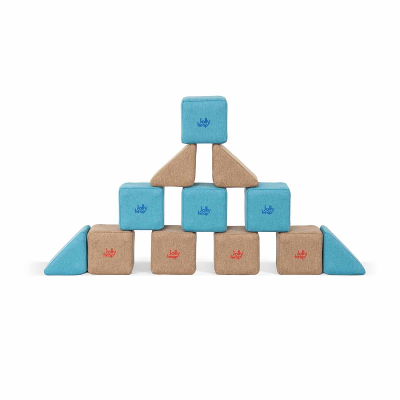 Jolly Heap magnetic blocks made of soft fabric and foam Jolly Heap magnetic blocks made of soft fabric and foam