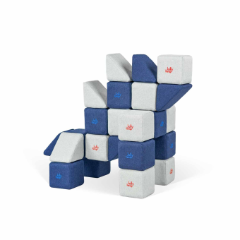 Jolly Heap magnetic blocks made of soft fabric and foam Jolly Heap magnetic blocks made of soft fabric and foam