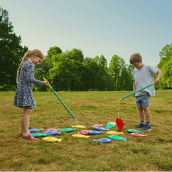 Jeu de pêche, apprendre à pêcher, compter les poissons, compter de 1 à 20, apprendre à compter jusqu'à 20, gros poissons.