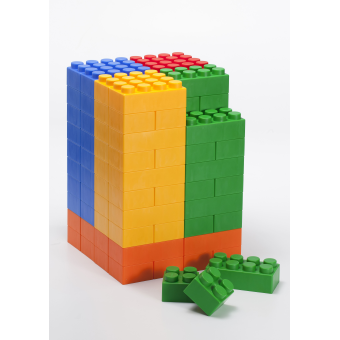 Unique soft building blocks made of antibacterial material, safe for babies from 3 years old. Unique soft building blocks made of antibacterial material, safe for babies from 3 years old.