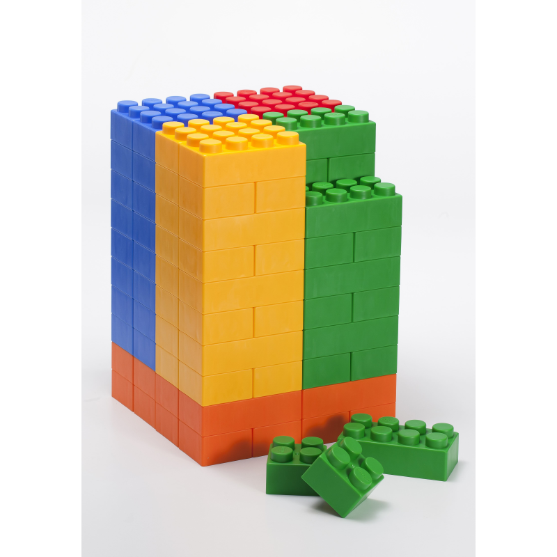 Inhoud van de Uniplay blokken 120 stuks Inhoud van de Uniplay blokken 120 stuks