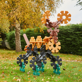 XL jouets grande construction gaufres d’intérieur assiettes jouer enfants