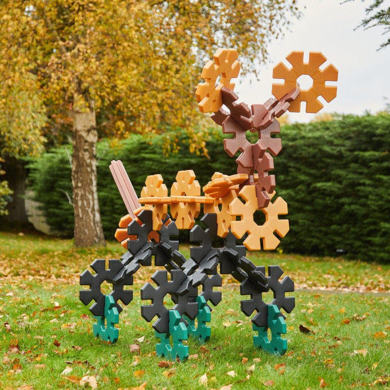 XL jouets grande construction gaufres d’intérieur assiettes jouer enfants