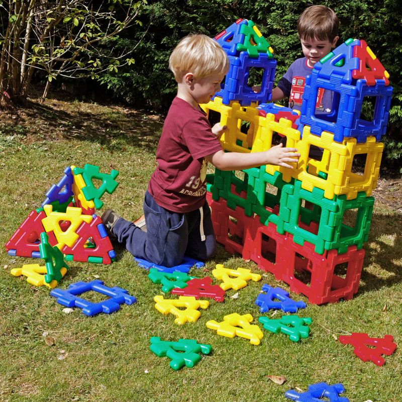 Giant Polydron ideal toy for childcare, out-of-school care and schools