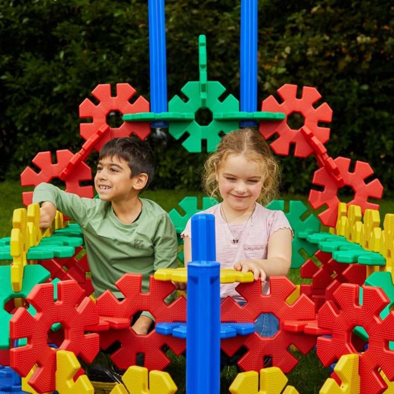 XL jouets grande construction gaufres d’intérieur assiettes jouer enfants