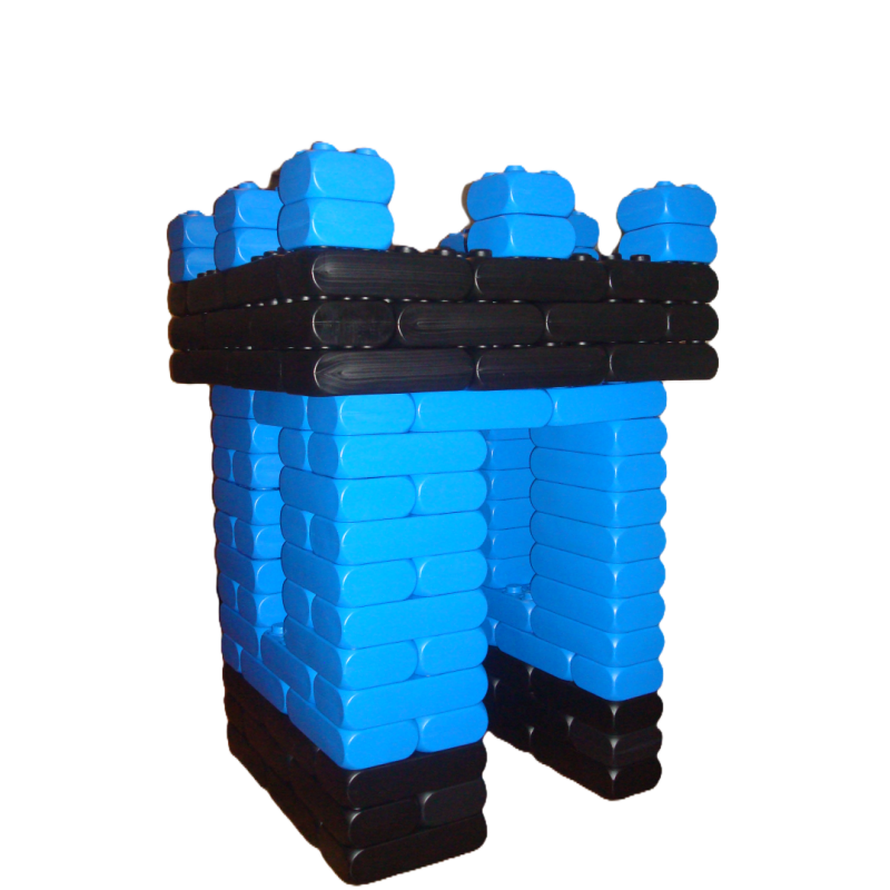 Castillo de caballero, construye tu propio castillo una gran torre azul. Castillo de caballero, construye tu propio castillo una gran torre azul.