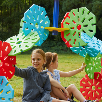 Build as big as you want, play and build outside