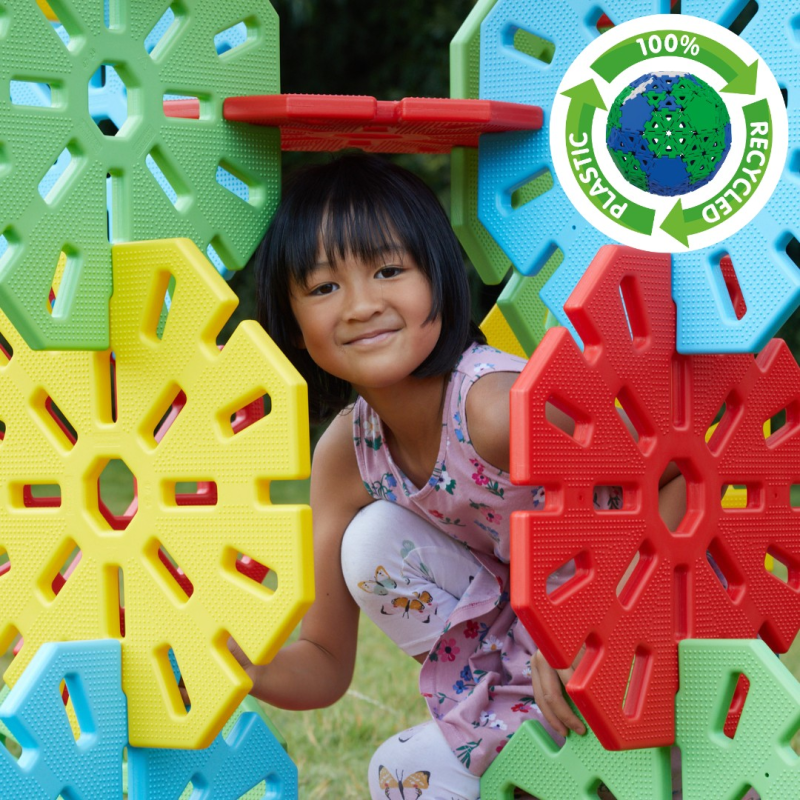 XL Octoplay, groot uniek speelgoed waarmee je groots kunt bouwen.