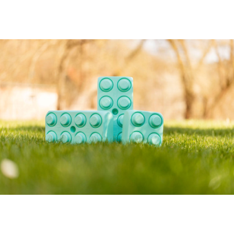 Pastel blocks, soft colors Blubloxx XL blocks made of recycled plastic Pastel blocks, soft colors Blubloxx XL blocks made of recycled plastic