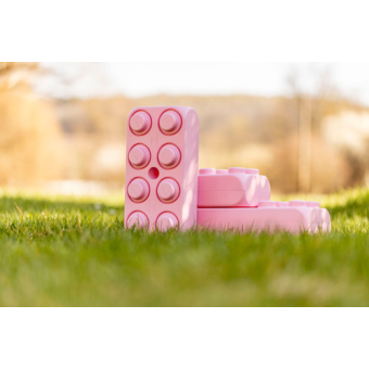 Pastel blocks, soft colors Blubloxx XL blocks made of recycled plastic Pastel blocks, soft colors Blubloxx XL blocks made of recycled plastic