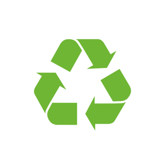100% recyclebaar
