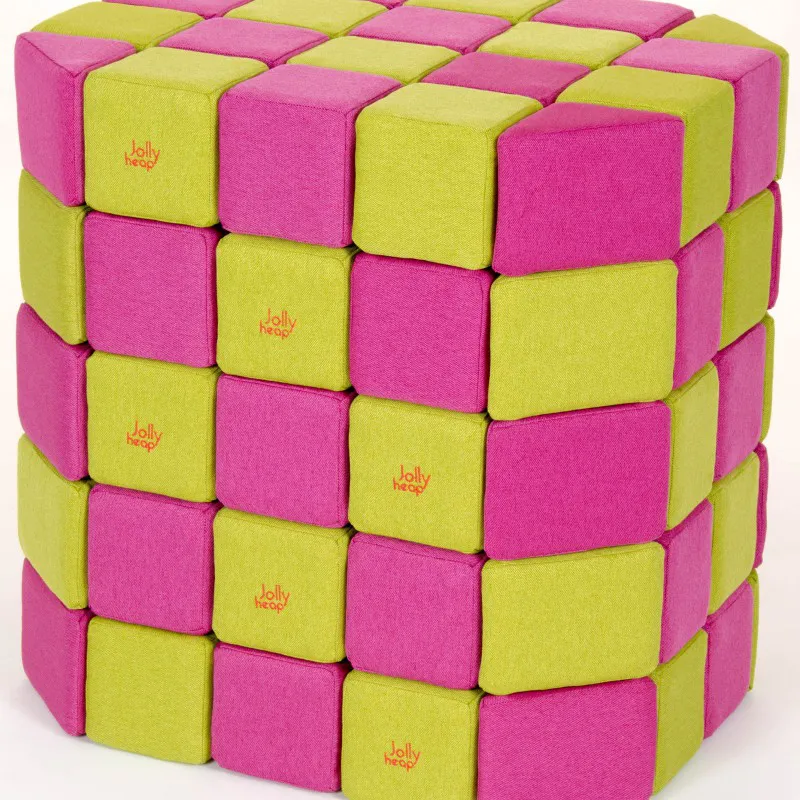 Magnetische blokken met vrolijke kleuren Magnetische blokken met vrolijke kleuren