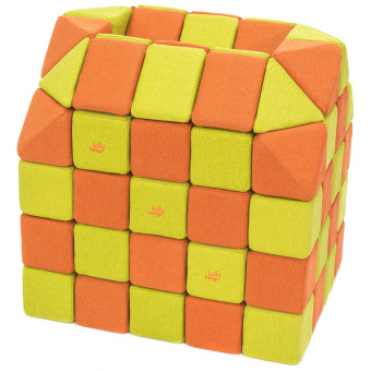 Magnetische blokken met vrolijke kleuren