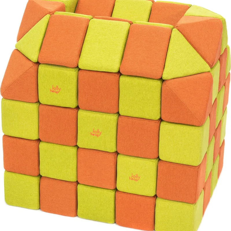 Magnetische blokken met vrolijke kleuren Magnetische blokken met vrolijke kleuren