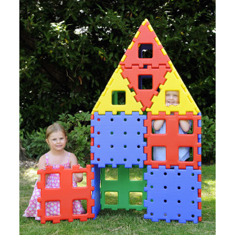 XL Polydron Large Toys large fun toys, rocket, boat, house, outside, children, high quality