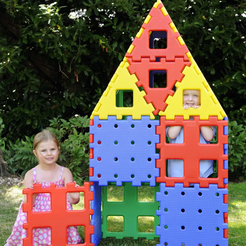 XL Polydron Large Toys large fun toys, rocket, boat, house, outside, children, high quality