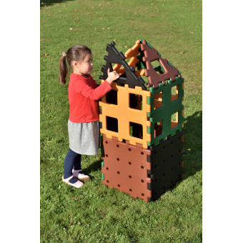 XL Polydron Large Toys large fun toys, rocket, boat, house, outside, children, high quality, eco, nature