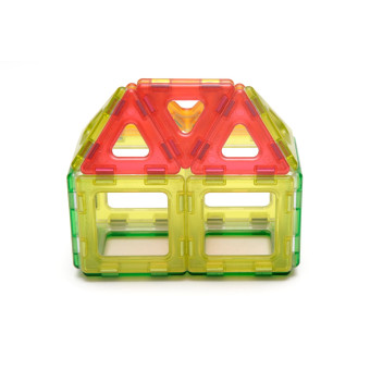 Conjunto de clase de Polydron magnético transparente Conjunto de clase de Polydron magnético transparente