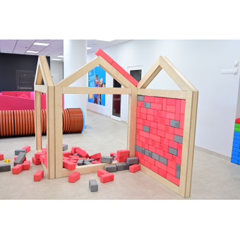 Timmerhus soft blocks 50 stuks soft small blocks, cute, not lego, bricks, blocks, soft