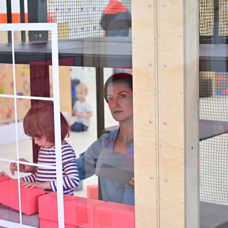 Timmerhus Zachte blokken 96 stuks Timmerhus Zachte blokken 96 stuks