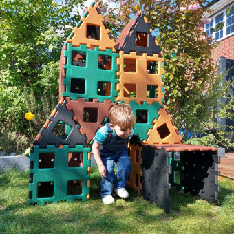 Ensemble de 36 pieces, plusiers enfants peuvent en faire l'utilisation en meme temps.
