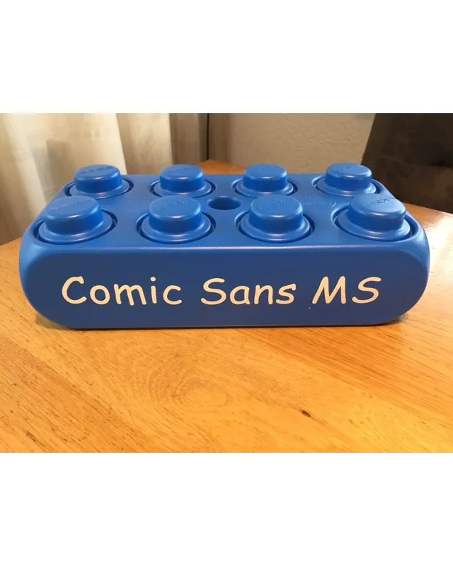 large lego, big blocks huge bricks, with text, own, printed name, separete bricks